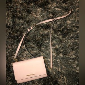 Michael Kors  blush pink crossbody bag